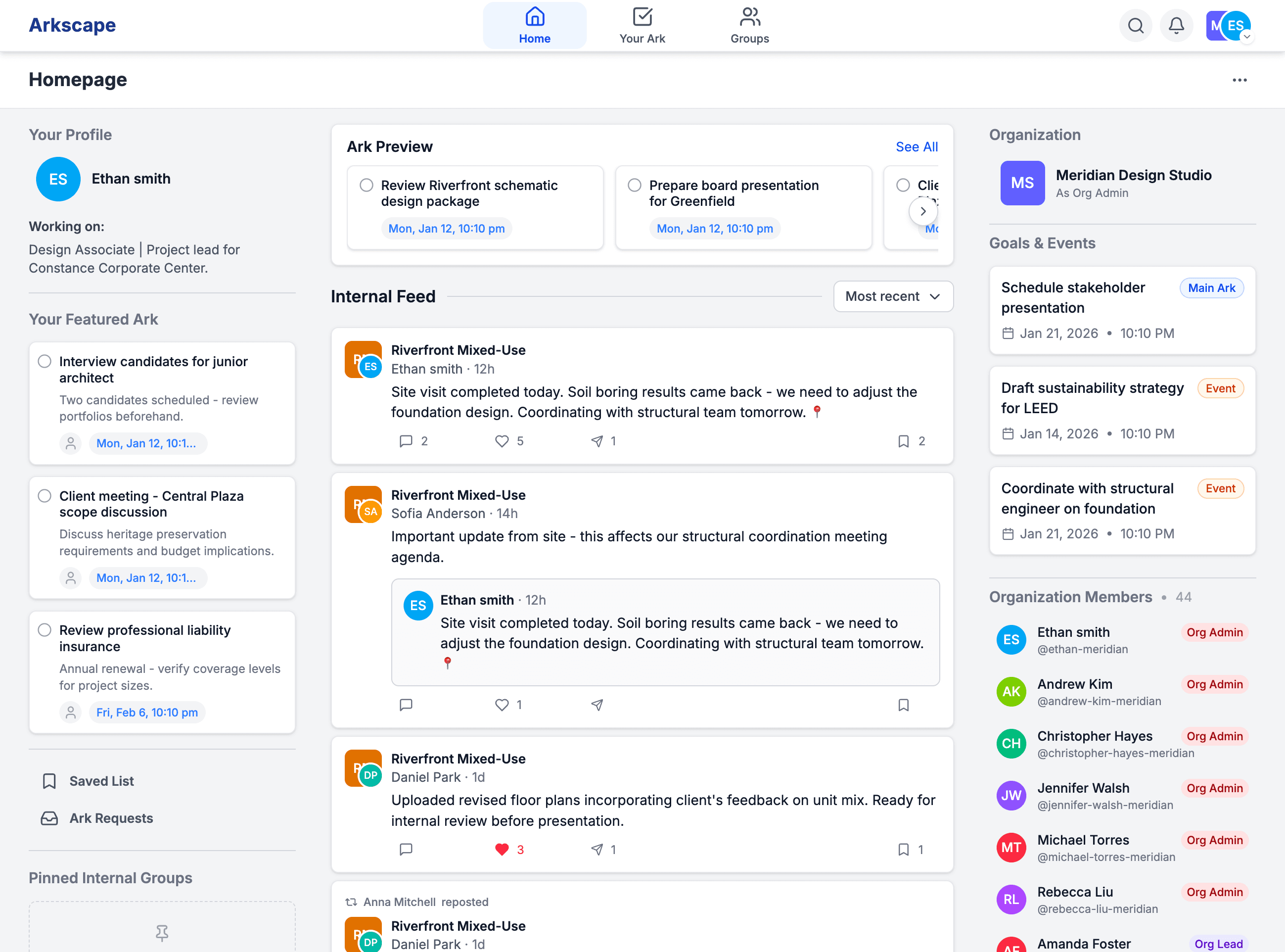 Arkscape platform overview